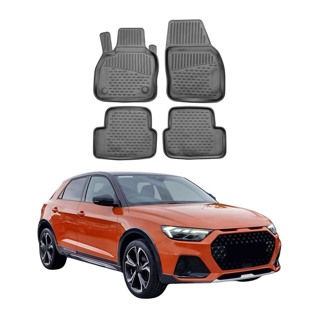 OMAC Gummimatten Fußmatten für Audi A1 Sportback City Carver Allstreet 2018-2026