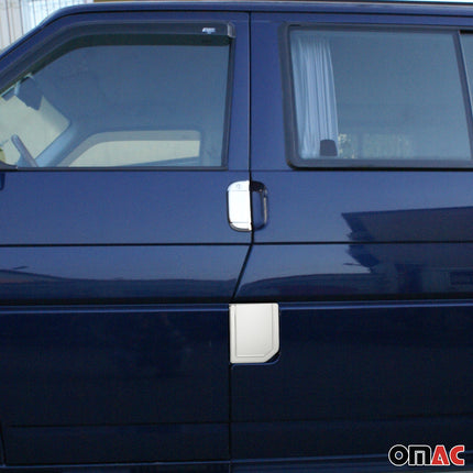 Tankdeckel Blenden Tankverschluss für VW T4 1990-2003 Edelstahl Chrom Chrom