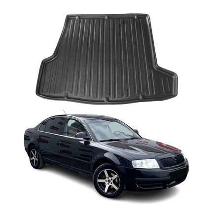 Kofferraumwanne Laderaumwanne für Skoda Superb 2001-2008 Stufenheck Gummi TPE