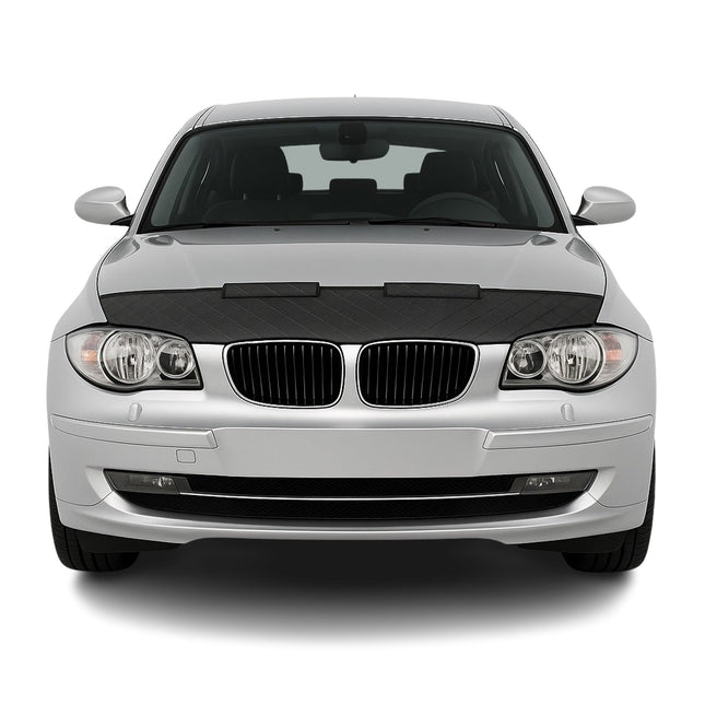 Schwarz Halb Haubenbra Steinschlagschutz Bonnet Bra für BMW 1er E87 2004-2011