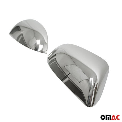 Spiegelkappen Spiegelabdeckung für Skoda Octavia 2009-2013 Edelstahl Chrom 2tlg