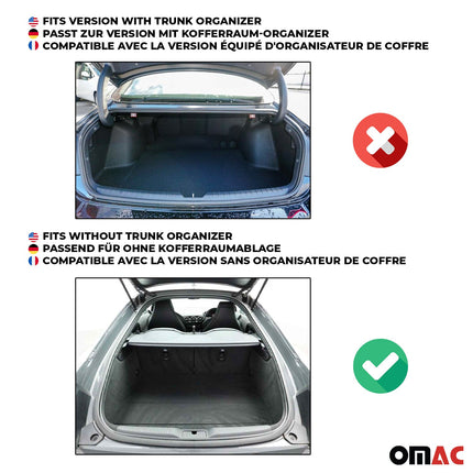 Kofferraummatte Kofferraumwanne für Alfa Romeo Giulia 2015-2026 Gummi TPE