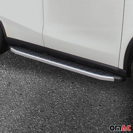 Trittbretter Seitenschweller für Toyota Proace City 2019-2026 Van L2 Schwarz 2x