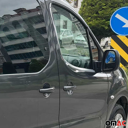 Fensterleisten Zierleisten für Citroen Berlingo 2008-2018 Edelstahl Chrom 2tlg