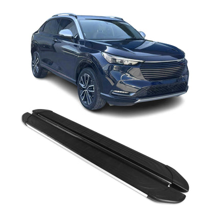 Seitenschweller Trittbretter für Honda HR-V 2021-2026 Silber Aluminium 2 tlg