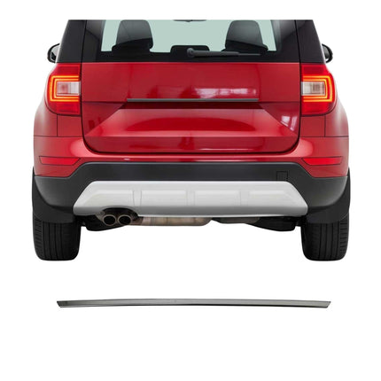 Heckklappe Kofferraumöffner für Skoda Yeti 2009-13 Pre-FL Edelstahl Dunkel Chrom