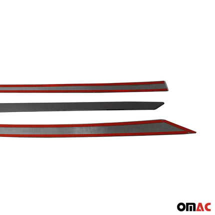 Seitentürleiste Türschutzleiste für Nissan Qashqai J11 2014-2021 Chrom Dunkel 4x