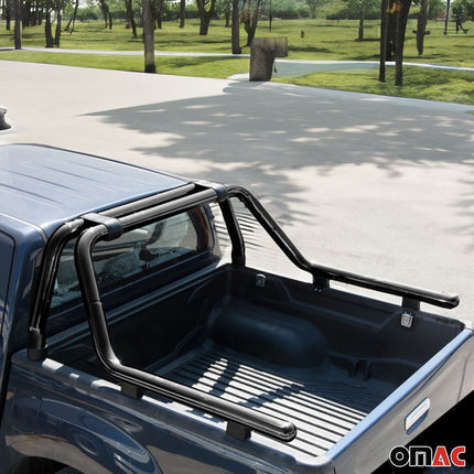 Überrollbügel Rollbar für Mazda BT-50 2006-2011 Gefärbten Stahl Ø76 Schwarz
