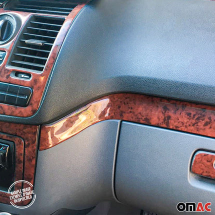 Innenraum Dekor Cockpit für Audi A6 C5 4B 2001-2004 Wurzelholz Optik 14tlg
