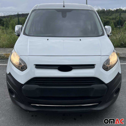 Kühlergrill Leisten Grillleisten für Ford Connect 2014-2019 Edelstahl Chrom