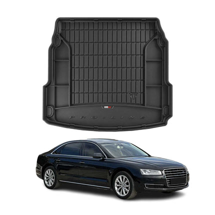 OMAC Gummi Kofferraumwanne für Audi A8 D4 2009-2017 TPE Laderaumwanne Schwarz