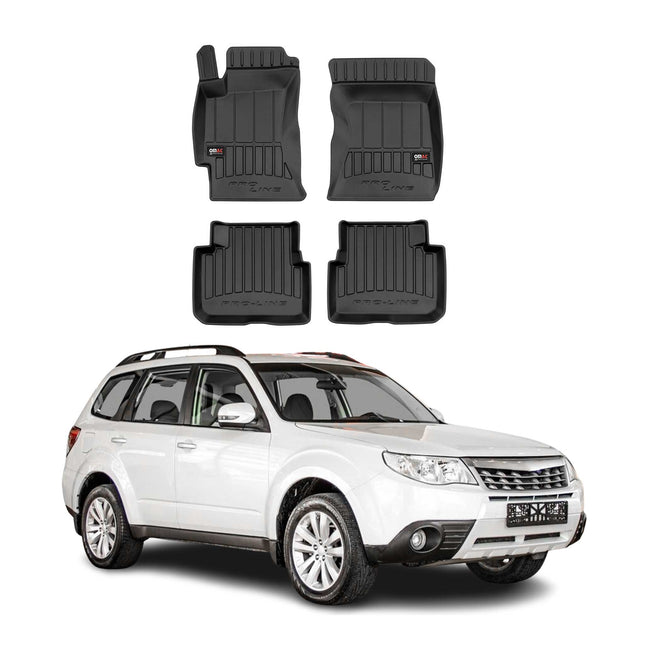 OMAC Gummi Fußmatten für Subaru Forester III 2008-2013 Premium Automatten 4tlg