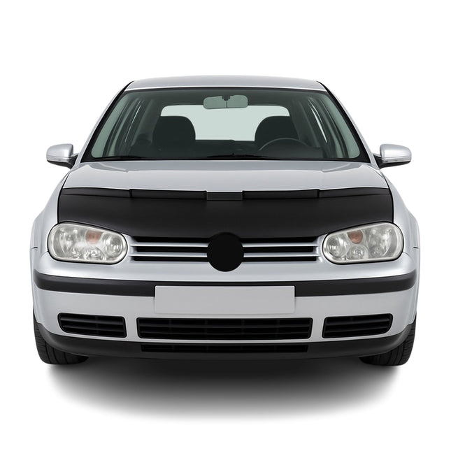 Haubenbra Steinschlagschutz Bonnet Bra für VW Golf 1997-2003 Schwarz Halb