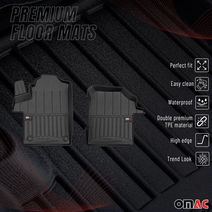 OMAC Gummi Fußmatten für Mercedes Klasse EQV W447 2020-2026 Premium TPE 2x