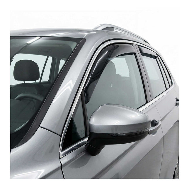 Windabweiser Regenabweiser für VW Jetta 2010-2018 Dunkel Acryl 2tlg
