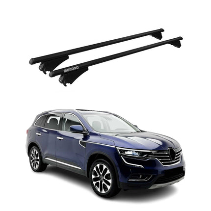 Menabo Dachträger Grundtäger für Renault Koleos mk2 2016-2024 75kg Alu Schwarz
