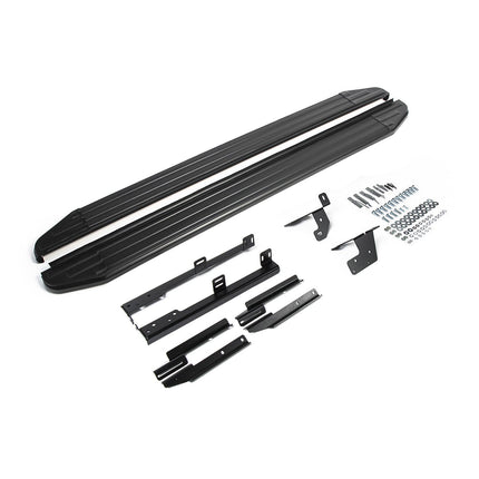 Trittbretter Seitenschweller für Nissan X-Trail 2007-2015 Alu Schwarz ABE