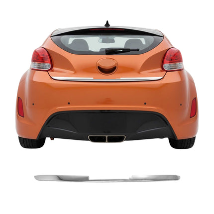 Kofferraumleiste Heckleiste für Hyundai Veloster 2011-2017 Edelstahl Chrom