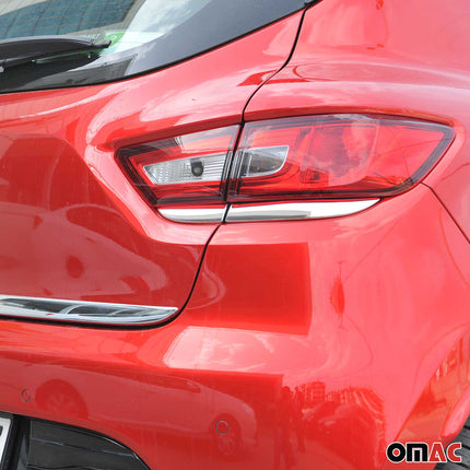 Rücklichtleiste für Renault Clio IV 2012-2019 Edelstahl Chrom 4 tlg