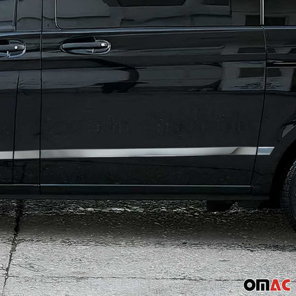 Seitentürleiste Chrom für Mercedes Vito W447 L1/L2 Doppel Schiebetür 7tlg