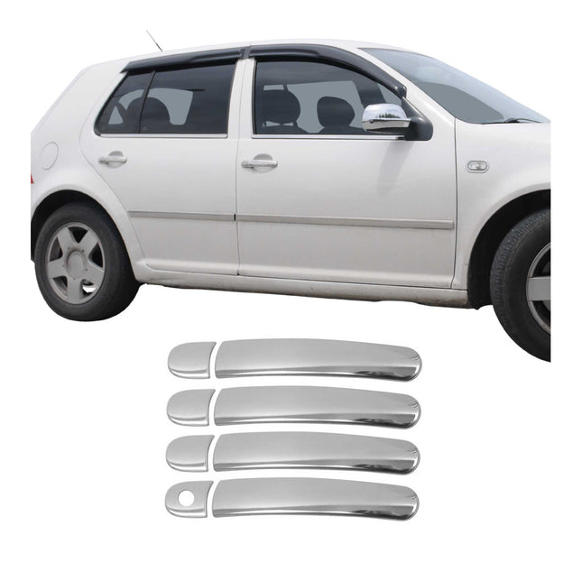 Chrom Türgriff Blende für Seat Arosa 1997-2004 4-Tür Edelstahl 8tlg