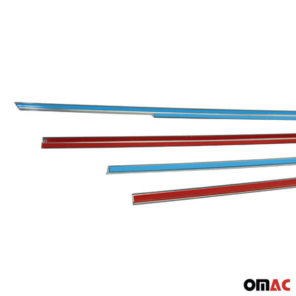 Fensterleisten Zierleisten für Honda Civic 2000-2005 Edelstahl Chrom 4tlg
