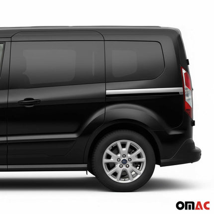 Seitentürleiste Türschutz für Ford Tourneo Transit Courier 2014-2024 Chrom 2x