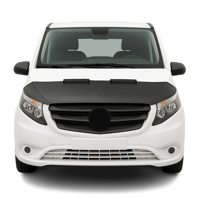 Haubenbra Steinschlagschutz für Mercedes Vito W447 2014-2025 Carbon Optik Halb