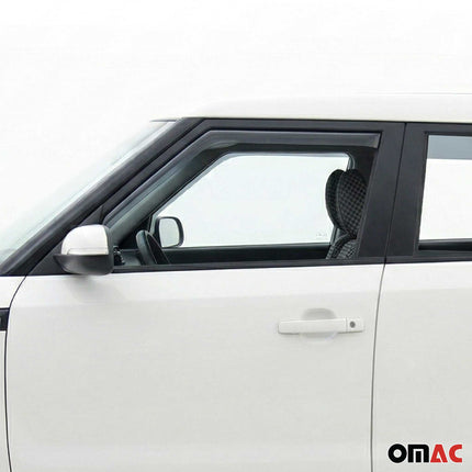 Windabweiser Regenabweiser für Kia Soul 2009-2014 5 türige Dunkel Acryl 2tlg