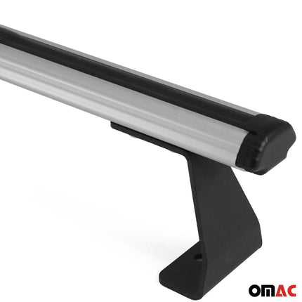 Dachträger Grundtäger für Nissan NV200 2009-2021 75kg Aluminium Silber 3 tlg