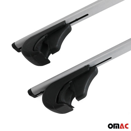 Dachträger Grundtäger für Universal 75kg Metall Silber 2 tlg