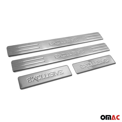 Einstiegsleisten Türschweller Exclusive für BMW 3er E46 1998-2007 Edelstahl 4x