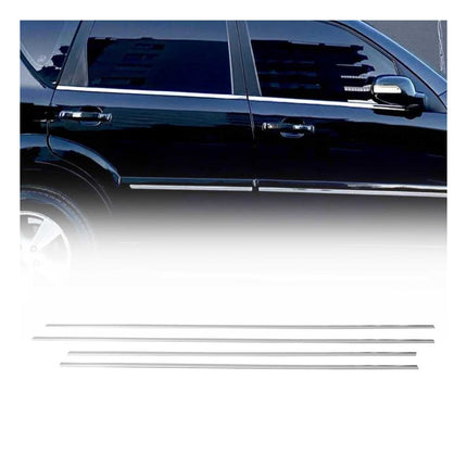 Fensterleisten Zierleisten für Ssangyong Rexton 2006-2012 Edelstahl Chrom 4tlg