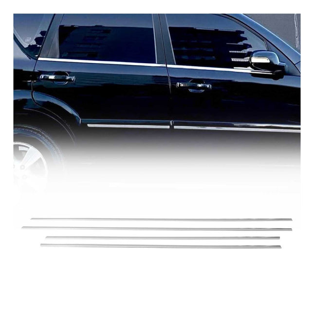 Fensterleisten Zierleisten für Ssangyong Rexton 2006-2012 Edelstahl Chrom 4tlg