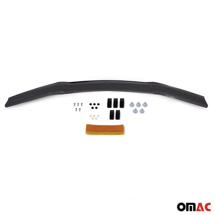 Motorhaube Deflektor Steinschlagschutz für Toyota Hilux VII 2011-2015 FL Schwarz