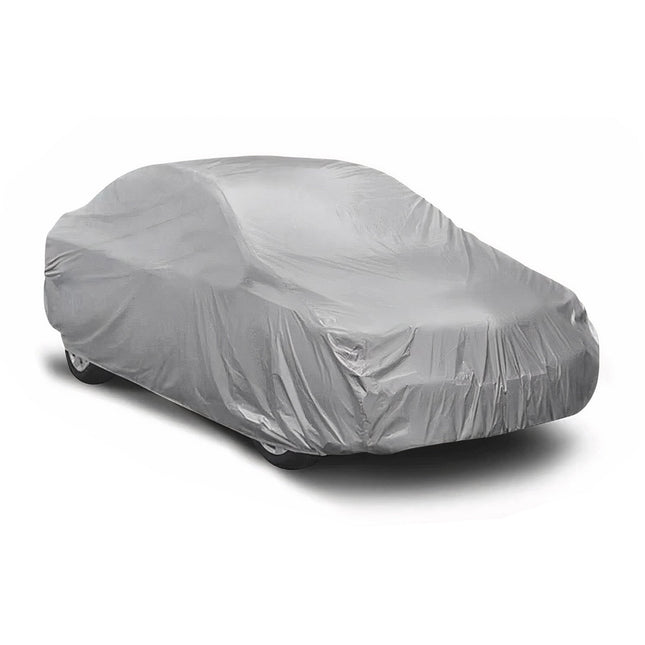 Auto Schutzhülle Vollgarage Autoabdeckung Universal Grau 406x172x119