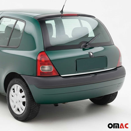Kofferraumleiste Heckklappe Leiste für Renault Clio 1998-2005 Edelstahl Chrom