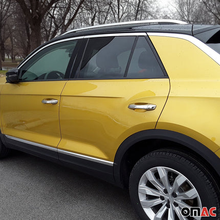 Chrom Türgriff Blende für Skoda Kamiq 2019-2026 4-Tür Edelstahl 8tlg