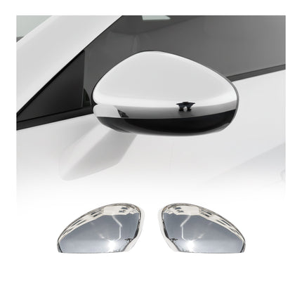 Spiegelkappen Spiegelabdeckung für Citroen DS4 2011-2015 Edelstahl Chrom 2tlg