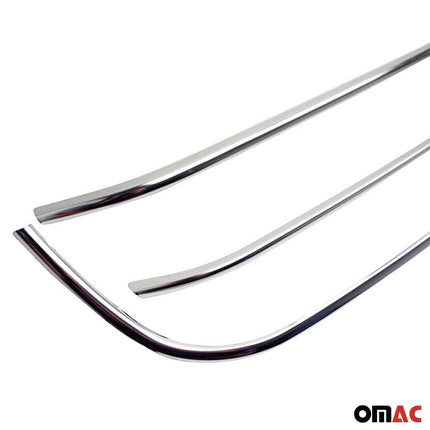 Kühlergrill Leisten Grillleisten für VW Amarok 2010-2016 Edelstahl Chrom 3tlg