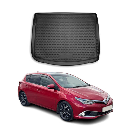 Kofferraummatte Kofferraumwanne für Toyota Auris 2012-2018 Gummi TPE Schwarz