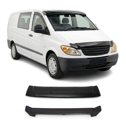 Sonnenblende Motorhaube Deflektor für Mercedes Vito Viano W639 2003-2010 2tlg