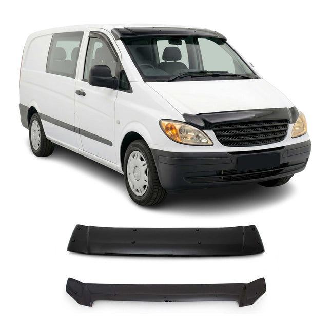 Sonnenblende Motorhaube Deflektor für Mercedes Vito Viano W639 2003-2010 2tlg