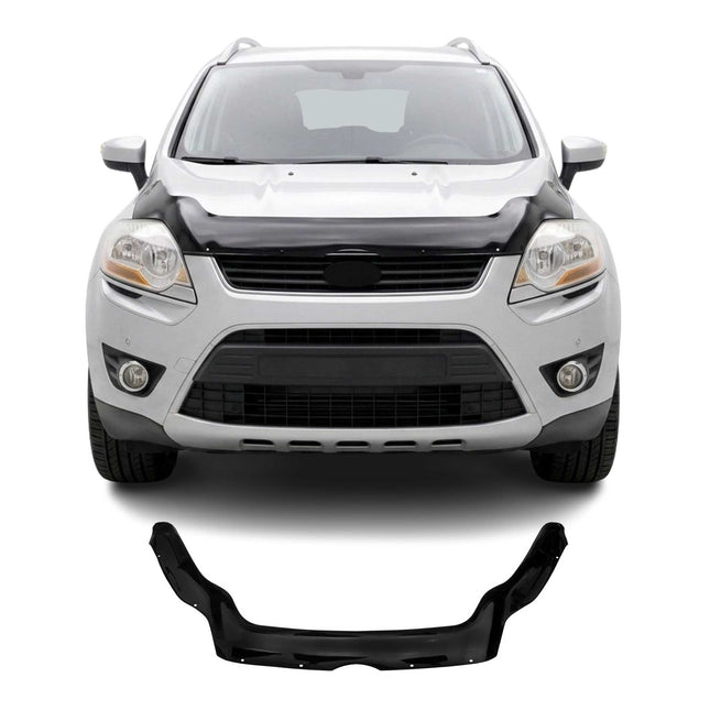 Motorhaube Deflektor Steinschlagschutz für Ford Kuga I 2008-2012 Schwarz