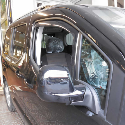 Windabweiser Regenabweiser für Toyota Proace City Verso 2019-2026 Dunkel 2tlg