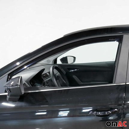 Windabweiser Regenabweiser für Seat Ibiza 2017-2026 Dunkel Acryl 4tlg