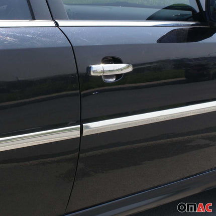 Seitentürleiste Türleisten Türschutzleiste für Opel Vectra C 2002-2008 Chrom 4x