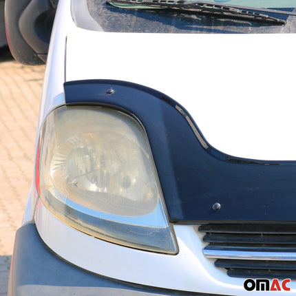 Motorhaube Deflektor Insektenschutz für Renault Trafic 2001-2014 Dunkel
