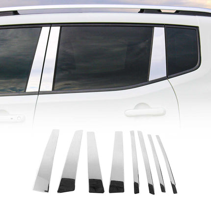 B-Säule Türsäulen Verkleidung für Suzuki Grand Vitara 2005-2015 Edelstahl 8tlg