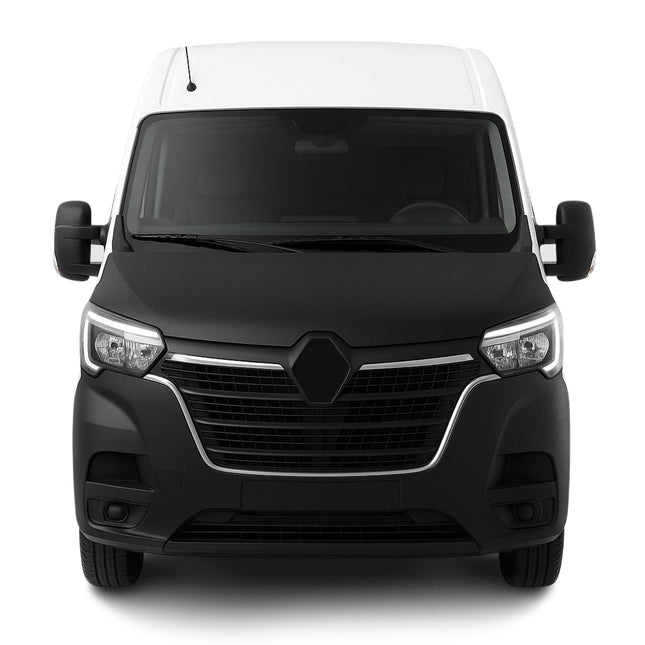 Haubenbra Bonnet Bra Steinschlagschutz für Renault Master 2019-2023 Schwarz 1tlg